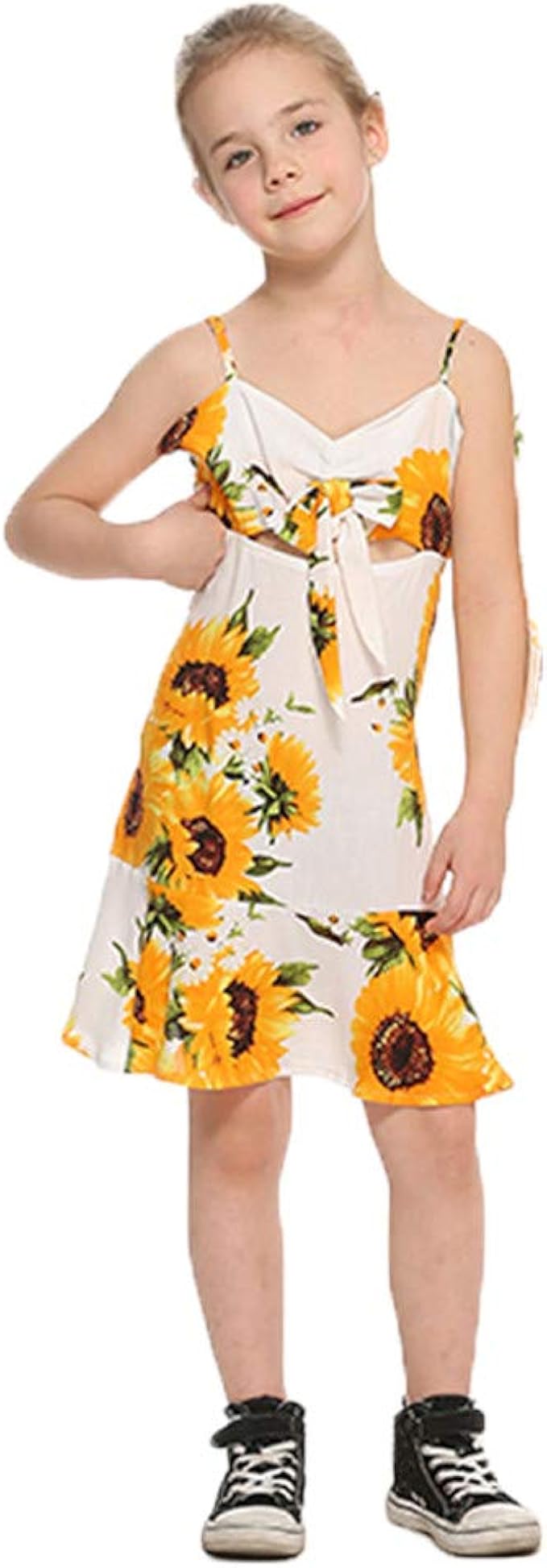 mommy and me sunflower outfit