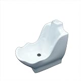 EVOLVE Wudu Wash Basin Ablution Chair Long Tap Chrome Trap Waste view 2