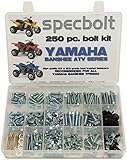 Specbolt Fasteners 250pc Maintenance Restoration OE Spec Motorcycle Bolt Kit for Yamaha Banshee ATV Quad