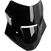 WORLDMOTOP Motorcycle Windscreen Windshield Replacement for Honda NC750X NC 750X 2025 2026 PC Windscreen Double Bubble (Black)