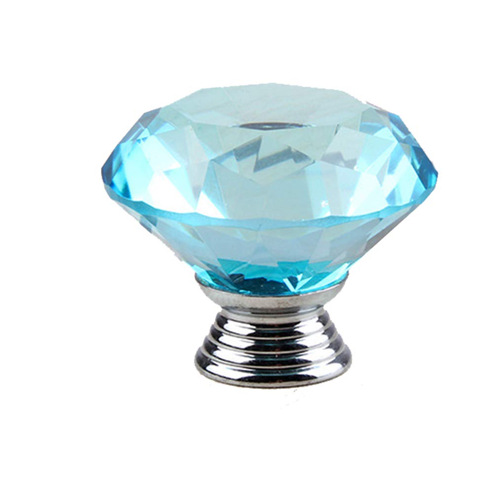 PETITES ECREVISSES 10 pcs 40mm Kristall Türgriff, Transparent Diamant