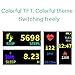 Fitness Tracker,Bluetooth 4.0 Touch Screen Activity Health Tracker Wearable Pedometer Smart Wristband ,Sleep and Heart Rate Monitor Compatible with Android and IOS Smartphones