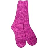 World's Softest Weekend Collection Women's One Size Polyester Ragg Crew Socks