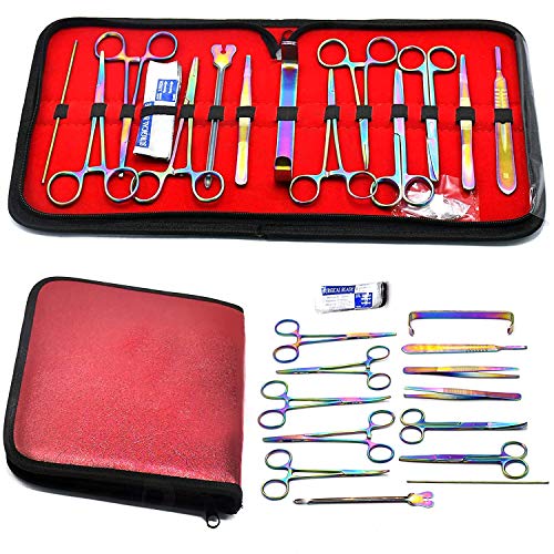 OdontoMed2011 Dissection Kit Multi Rainbow Color 23 Pcs Advanced Lab