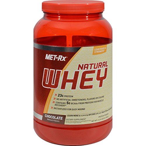 Met-Rx Instantized 100% Natural Whey Protein Chocolate - 2 lbs
