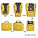 TIBAG 30L/35L Water Resistant Lightweight Packable Foldable Hiking Camping Daypack Backpack (25L, Yellow)