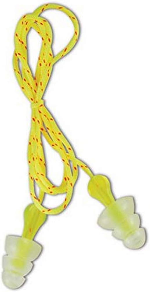Peltor by 3M 10093045980175 3M P3001 Next Tri-Flange Corded Earplugs, OSFA, White, One Size Fits All (Pack of 100)