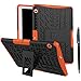 MediaPad T3 10 9.6 Inch Case DWaybox Rugged Heavy Duty Hard Back Case Cover with Kickstand for Huawei MediaPad T3 10 9.6 Inch (Orange)
