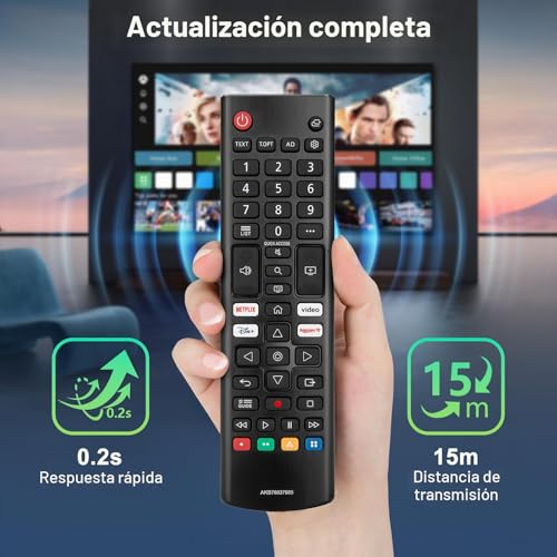 Universal Remote Control for LG Original Television, with Batteries