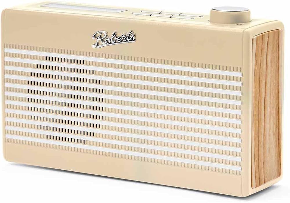 Roberts Rambler Mini FM DAB DAB+ Bluetooth Portable Radio Pastel Cream