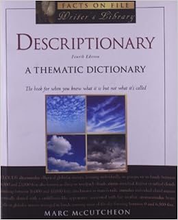 Descriptionary: A Thematic Dictionary (Writers Library)
