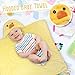AZBABY Hooded Bath Towel Wrap for Toddlers and Kids, Best for Bath, Pool, and Beach, Yellow Duck
