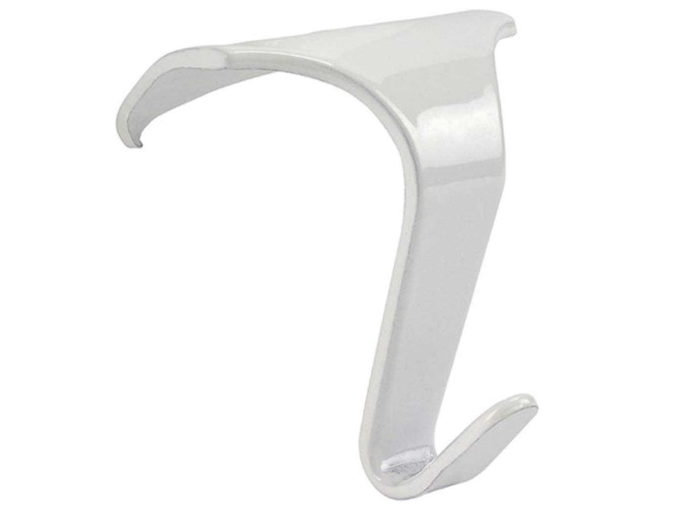 Taskar White Picture Rail Hooks - Contemporary/Heavy Duty (4 Pack)