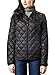 XPOSURZONE Women Packable Down Quilted Jacket Lightweight Puffer Coat Black L