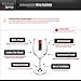 Kitchen Gizmo - Unbreakable Wine Glasses With Hammered Finish 100% Tritan - Set of 4, 10oz Goblets.