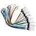 Wisdompro 20 Pack 17 inch Long Colorful Quick Release Neck Lanyards Straps Bulk for USB Flash Drives, Keys, Keychains, ID Name Tag Badge Holders - Assorted Colors