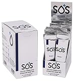 SOS Hydration Inc Organic Berry 20 Pack Electrolyte Hydration Powder Mix