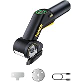 Fanttik C10 Pro BowGuide Electric Cardboard Cutter, Rotary Box Cutter | Cordless Scissors with LED Display, 2-Speed Adjustable, Rechargeable, with 2 Blades for Fabric, Carpet, Leather