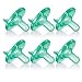 Philips AVENT BPA Free Soothie Pacifier, Green, 3+ Months, 6 pack primary