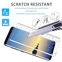 Galaxy Note 8 Screen Protector, Etmury Full Coverage Tempered Glass 3D Curved HD Anti-Bubble Film Screen Protector for Samsung Galaxy Note 8 from Etmury