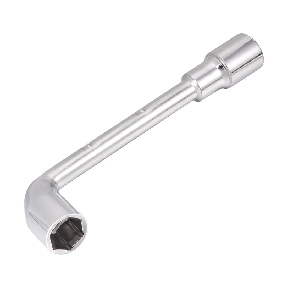 sourcing map 19mm Metric L Shaped Angled Open Hex 6 Point Socket Wrench