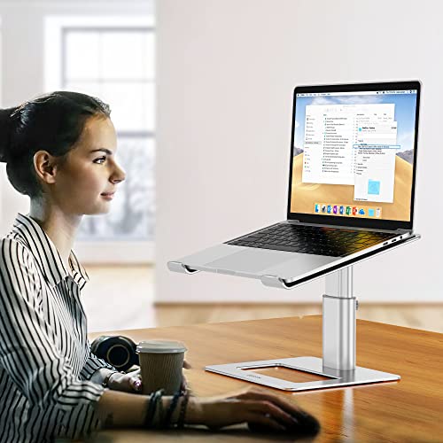 BESIGN LSX3 Aluminum Laptop Stand, Ergonomic Adjustable Notebook Stand, Riser Holder Computer