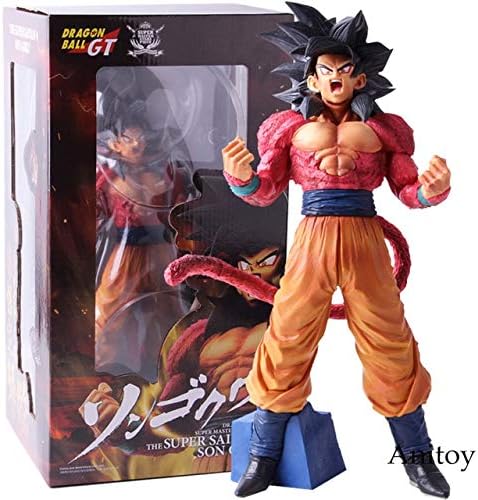 Yvonnezhang Dragon Ball Gt Super Master Stars Piece Son Goku Super Saiyan 4 Figure Action Ssj4 Son Gokou Pvc Collectible Model Toy B With Retail Box Amazon Co Uk Toys Games