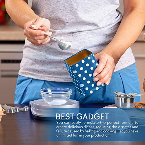 Measuring Cups Set Stainless Steel Measuring Cups and Spoons Set of 14: 7 Measuring Cups and 7 Measuring Spoons with 2 D-Rings for Dry Measurement Liquid Ingredients Cooking Baking, Best Kitchen Gadge - Thumbnail 2