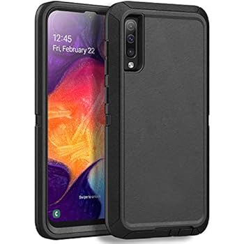 MXX Heavy Duty Case for Samsung Galaxy A50 - (No Screen Protector) Drop Protection Tough Case for Galaxy A50 (Black)