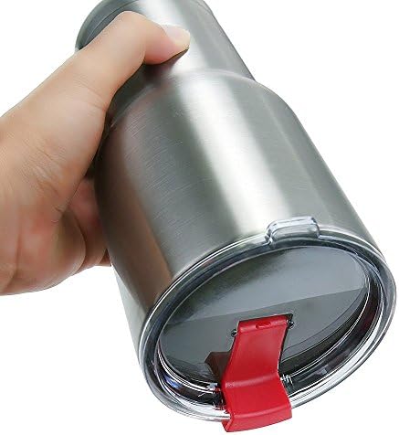 NEW Premium Quality 100% LEAK PROOF Lid For Ozark Trail, YETI, RTIC and other 30 OZ Tumblers by GetiGrip (Red)