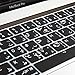 Batianda Arabic Character EU/UK Enter Waterproof Ultrathin Silicone Keyboard Cover Skin for MacBook Pro 13 15 inch 2019 2018 2017 & 2016 with Touch Bar Model:A1989 A1706 / A1707 (Black)
