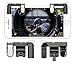 Mobile Game Controller Aimus L1R1 Sharpshooter Aiming Triggers for PUBG/Fornite/ Knives Out/Rules of Survival, Fits for 4.5-6.5inch Android Phone/iPhone [1 Pair, Upgraded Metal Edition] (Black)