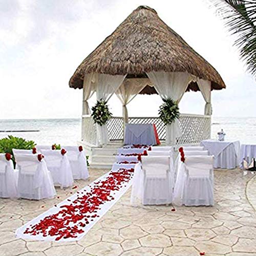 GAODA Aisle Runner White Carpet for Wedding Party Church Outdoor