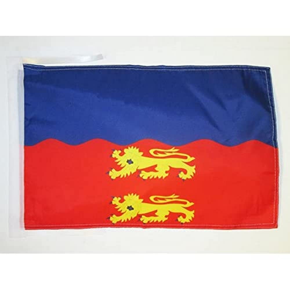 AZ FLAG - Calvados Flag - 18'' x 12'' - 100% Polyester French department - France Small Banner with Two Cords - Fade Resistant - Vivid Colors - 18x12 in - 45x30 Cm — image 1