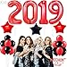 KatchOn, 2023 Balloons Red and Black Set - 40 Inch, Pack of 21 | Red and Black Balloons 2023 for Red and Black Graduation Decorations 2023 | Red Graduation Balloons, Prom Decorations for Party 2023…