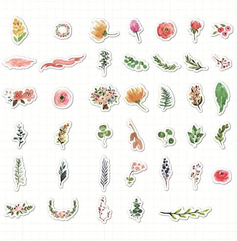 RARVIS 40 PCS Stickers Hand Account Stickers for Teens, Girls, Adults, Waterproof, Cute Notebook Decoration Stickers (20 Available)