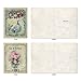 The Best Card Company - 10 Retro Blank Cards with Envelopes (4 x 5.12 Inch) - Artistic Boxed Assortment, Vintage Note Cards - Scentiments M6472OCB