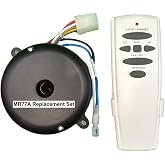 MR77A Replacement Ceiling Fan Remote Control Set. Plug &amp; Play.
