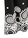 ROMWE Women's Summer Sundress Floral Printed Sleeveless Casual A Line Dress Black M