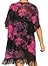 Cover Ups for Swimwear Women, Flovisa Women's Plus Size Floral Chiffon Tassel Beachwear Kimono Cardigans Bikini Swimwear Cover Ups