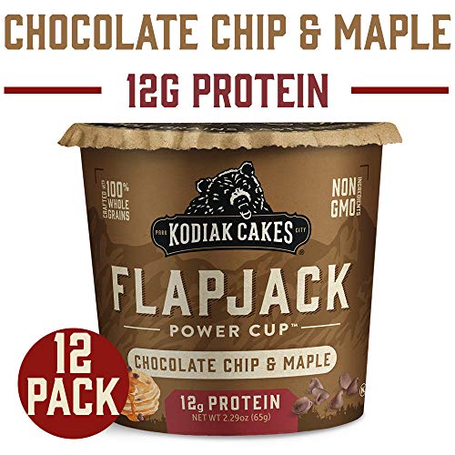 Kodiak Cakes Protein Pancake Flapjack Power Cup Chocolate Chip and