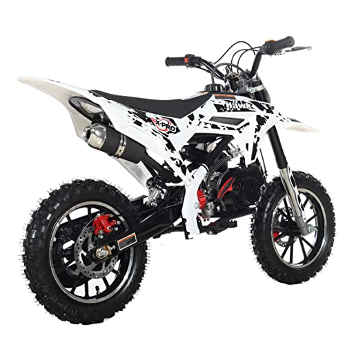 XPRO 50cc Dirt Bike Gas Dirt Bike Pit Bikes Dirt Pitbike with Gloves