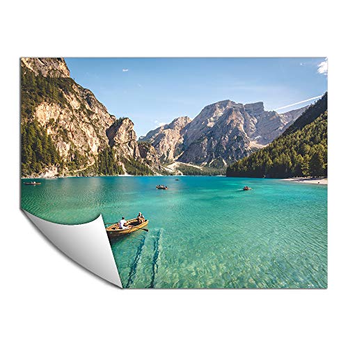  Customized Small Wall Mural with Your Scenery Photos, Removable Self-Adhesive Wallpaper for Living Room Bedroom - 24x32 inches