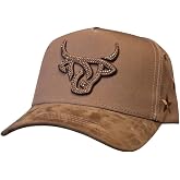 LOST CALF Unisex All Star Brown A-Frame Snapback Patch Cap Hat