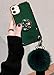 iPhone 11 Pro Max Cute Cover with Bling Stand,Lozeguyc iPhone 11 Pro Max Crystal TPU Case with Furry Ball iPhone 11 Pro Max 6.5 Inch Slim Pretty Fashion Shockproof Case for Girl Women-Green Standthumb 2