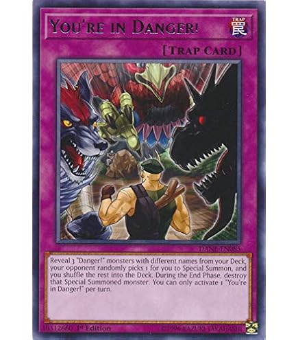 Amazon.com: Yu-Gi-Oh! - Danger! Zone - CYHO-EN087 - Ultra Rare - 1st  Edition