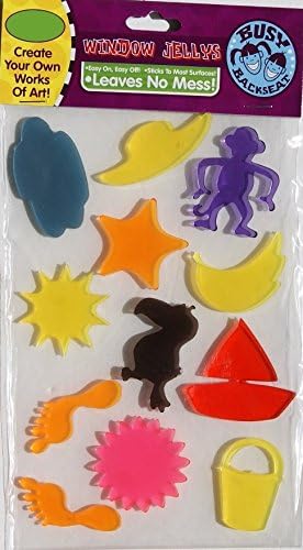 Variety Themed Decor Gel Window Clings - 12 Piece