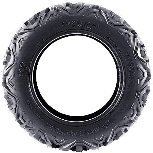 image for VanAcc ATV Mud Tires 26x8-14 26x10-14 ATV Tires 26 inch Set of 4 26x8x