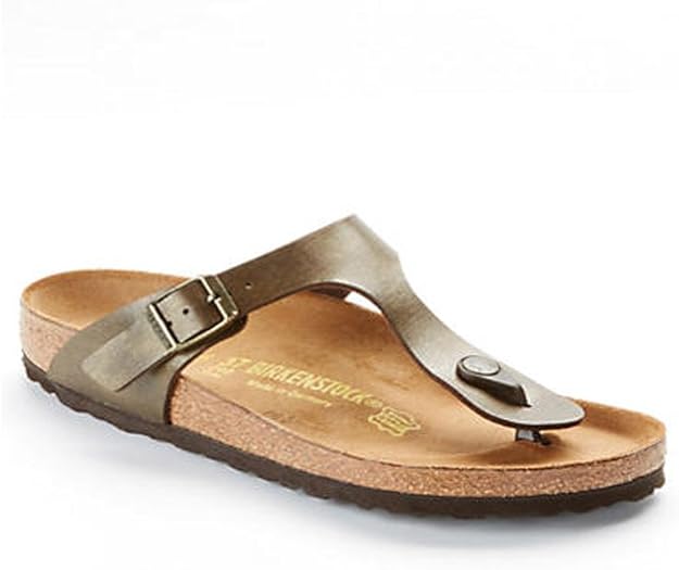 Amazon.com | Birkenstock Women's Gizeh Birko-Flor | Slides