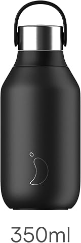 Chilly's Series 2 Bottle Stainless Steel 350ml Abyss Black Double Wall Vacuum view 2